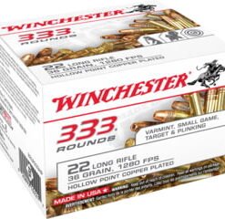opplanet winchester 333 22 long rifle 36 grain copper plated hollow point rimfire ammo 333 rounds 22lr333hp main