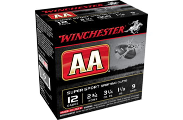 opplanet winchester aa 12 gauge 1 1 8 oz 2 75in centerfire shotgun ammo 25 rounds aasc129 main