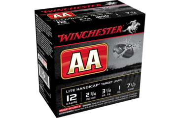 opplanet winchester aa 12 gauge 1 oz 2 75in centerfire shotgun ammo 25 rounds aahla127 main