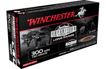 opplanet winchester ammo s300slr expedition big game long range 300 wsm 190gr accubond l s300slr main