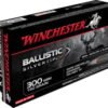 opplanet winchester ballistic silvertip 300 winchester short magnum 150 grain fragmenting polymer tip brass cased centerfire rifle ammo 20 rounds sbst300s main