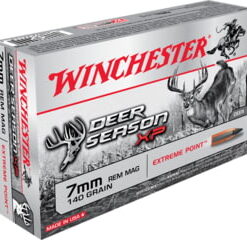 opplanet winchester deer season xp 7mm remington magnum 140 grain extreme point polymer tip centerfire rifle ammo 20 rounds x7ds main