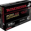 opplanet winchester defender rifle 308 winchester 120 grain split core hollow point centerfire rifle ammo 20 rounds s308pdb main