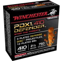 opplanet winchester defender shotshell 410 bore 1 4 oz 2 5in centerfire shotgun ammo 10 rounds s410pdx1 main