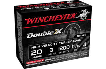 opplanet winchester double x 20 gauge 1 5 16 oz 3in centerfire shotgun ammo 10 rounds sth2034 main