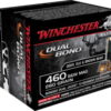 opplanet winchester dual bond handgun 460 s w 260 grain bonded dual jacket centerfire pistol ammo 20 rounds s460swdb main