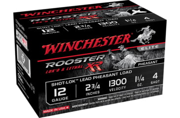 opplanet winchester rooster xr 12 gauge 1 1 4 oz 2 75in centerfire shotgun ammo 15 rounds srxr124 main
