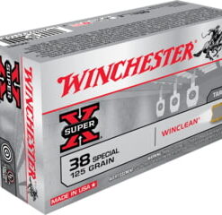 opplanet winchester super x handgun 38 special 125 grain winclean enclosed base centerfire pistol ammo 50 rounds wc381 main