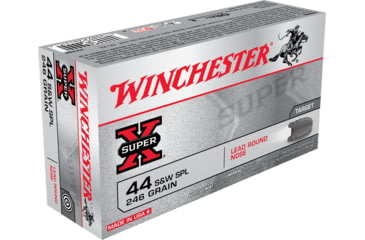 opplanet winchester super x handgun 44 special 246 grain lead round nose centerfire pistol ammo 50 rounds x44sp main