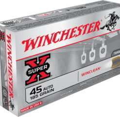 opplanet winchester super x handgun 45 acp 185 grain winclean enclosed base brass cased centerfire pistol ammo 50 rounds wc451 main