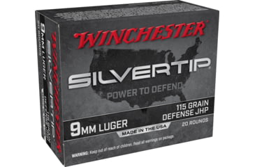 opplanet winchester super x handgun 9mm luger 115 grain silvertip jacketed hollow point centerfire pistol ammo 20 rounds w9mmst main