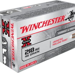 opplanet winchester super x rifle 218 bee 46 grain jacketed hollow point centerfire rifle ammo 50 rounds x218b main