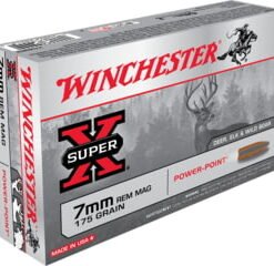 opplanet winchester super x rifle 7mm remington magnum 175 grain power point centerfire rifle ammo 20 rounds x7mmr2 main