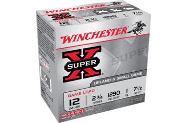 opplanet winchester super x shotshell 12 gauge 1 oz 2 75in centerfire shotgun ammo 25 rounds xu127 main