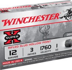 opplanet winchester super x shotshell 12 gauge 1 oz 3in centerfire shotgun slug ammo 15 rounds x123rs15vp main