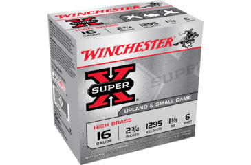 opplanet winchester super x shotshell 16 gauge 1 1 8 oz 2 75in centerfire shotgun ammo 25 rounds x16h6 main