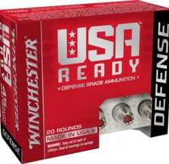 opplanet winchester usa ready 45 acp 200 grain hex vent hp pistol ammo 20 round red45hp main