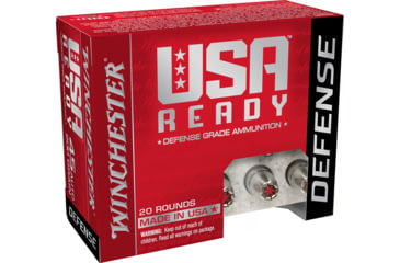 opplanet winchester usa ready 45 acp 200 grain hex vent hp pistol ammo 20 round red45hp main