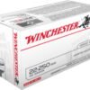 opplanet winchester usa rifle 22 250 remington 45 grain jacketed hollow point brass cased centerfire rifle ammo 40 rounds usa222502 main