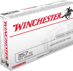 opplanet winchester winchester 357 sig 125 grain jacketed hollow point centerfire pistol ammo 50 rounds usa357sjhp main